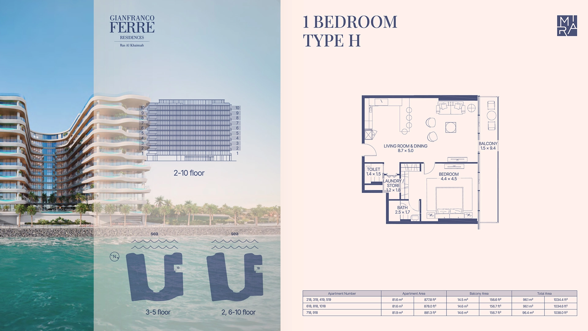 1 BR - Type A